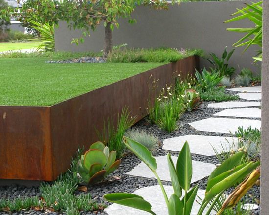 Corten Steel Rusty Flat Pack istutuskone