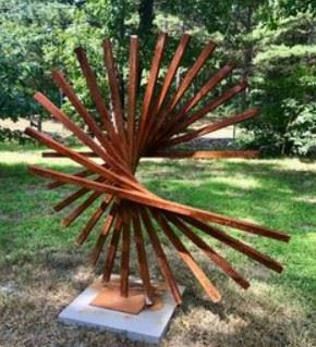Outdoor Gardening Decoration Corten Steel Sculpture