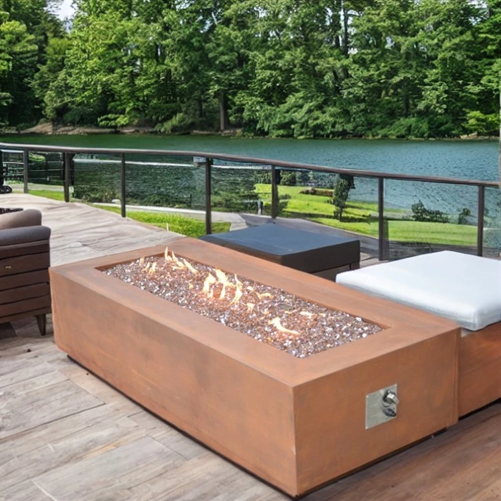Gas Fire Pit katettu patio