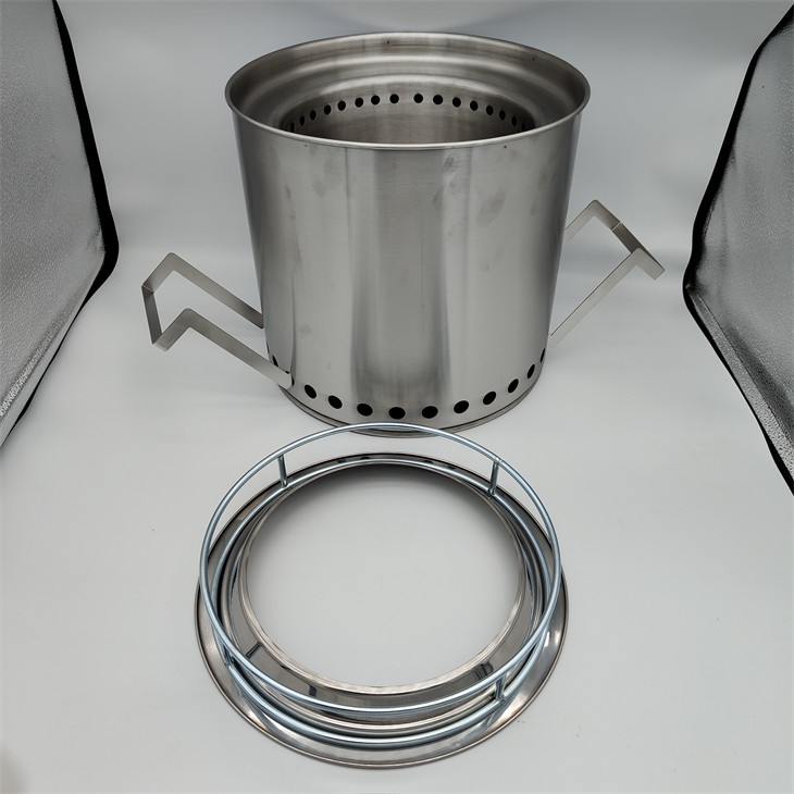 Pöytälevy ruostumatonta terästä 7,5 tuuman Solo Fire Pit