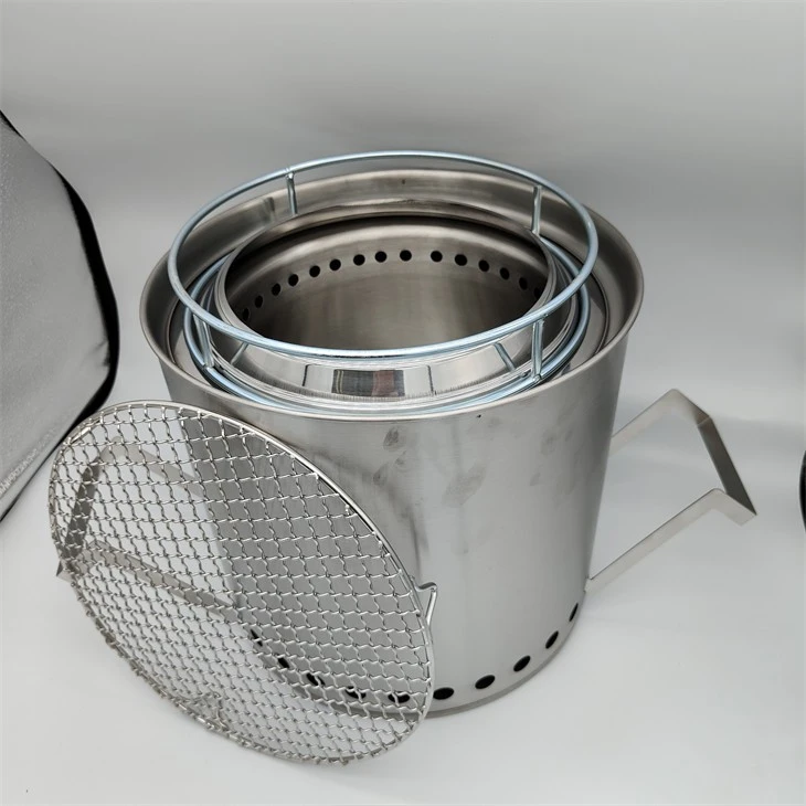 Stainless Steel Fire Pit Solo Bonfire Grill Solo Stove