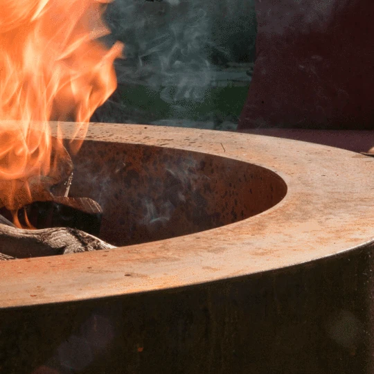 Wood Burning Brazier Round Fire Pit
