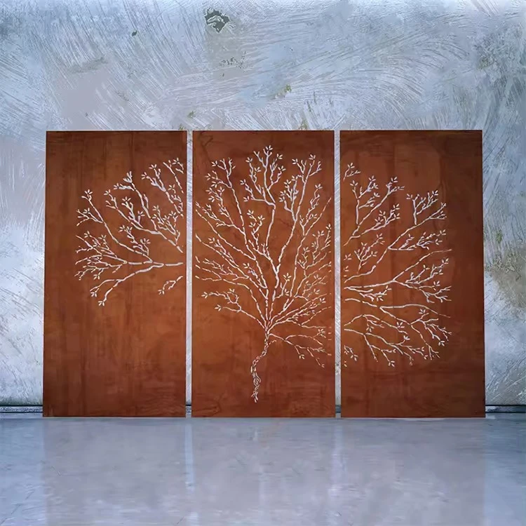 Corten steel screen Corten steel screen